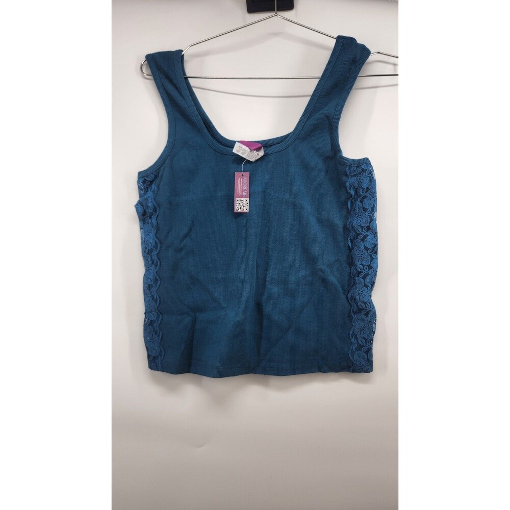 NWT Adore‎ Me Women's Large Blue Delenia Tank Top